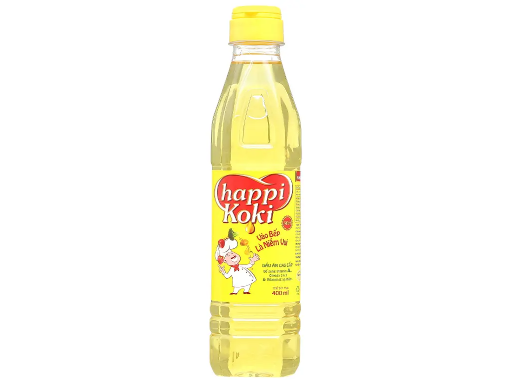 Dầu Happy Koki chai 400ml