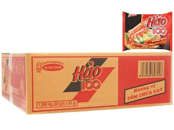 THÙNG 30 Hảo 100 Tôm Chua Cay