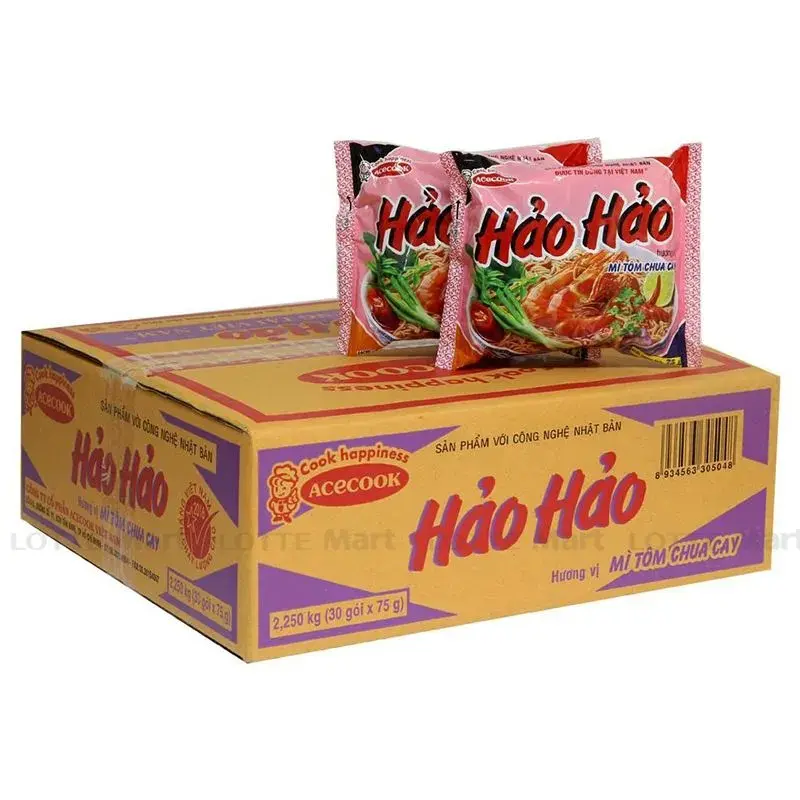 Thùng 30 gói Mì Hảo Hảo Tôm Chua Cay 75g