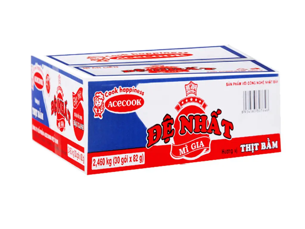 THÙNG 30 Mì ăn liền Đệ Nhất Thịt Bằm 82g