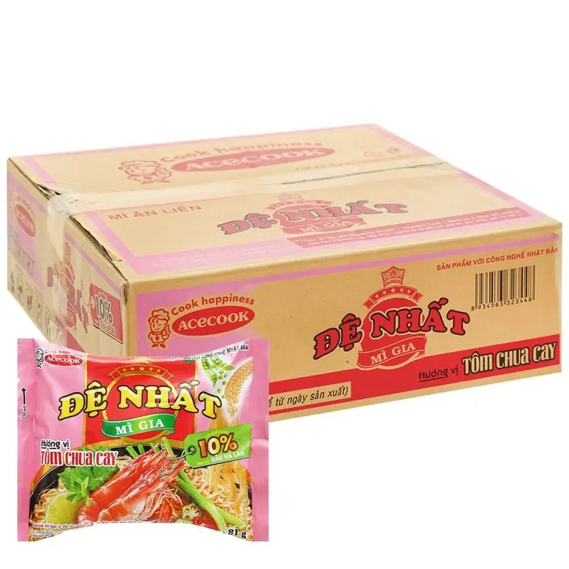 THÙNG 30 Mì Đệ Nhất trộn sườn xào chua ngọt
