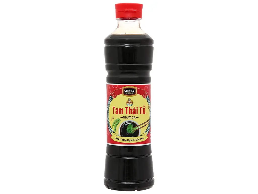 Nước tương Chinsu Tam Thái Tử Nhất Ca chai 500ml