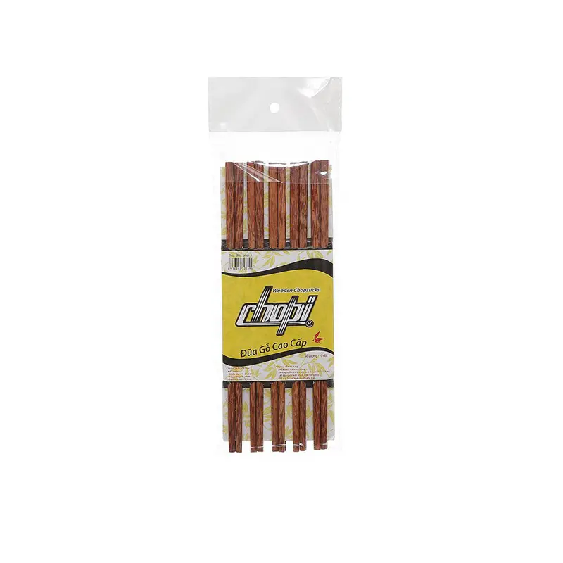 Đũa gỗ cà chí Chopi lốc 10 đôi