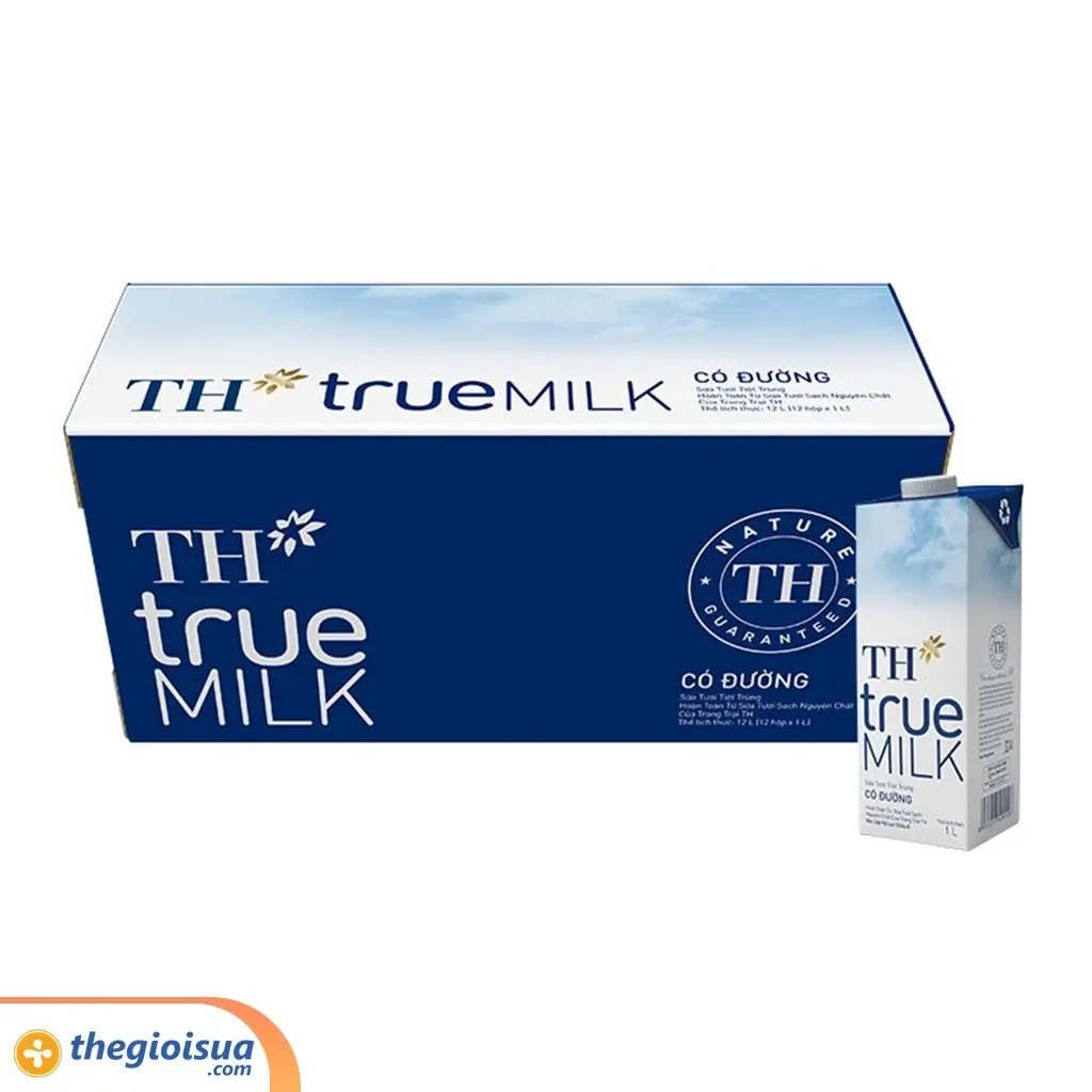 STTT có đường TH True Milk hộp 1L