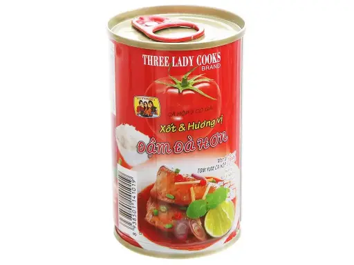 [P003490] Cá hộp 3 cô gái vị đậm đà hơn lon 155g