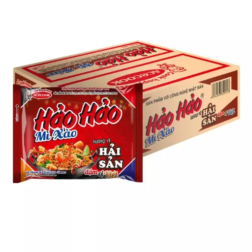 [P002644] THÙNG 30 Mì Hảo Hảo Xào Khô Xào Hải Sản gói 71g