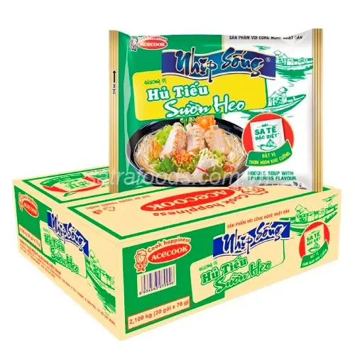[P002040] THÙNG 30 Hủ Tiếu Nhịp Sống Sườn Heo gói 70g