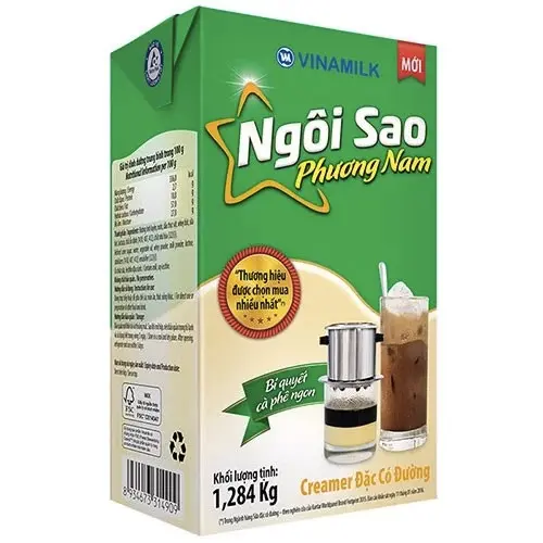 [P001854] Sữa Đặc Ngôi Sao Phương Nam xanh lá hộp giấy 380g