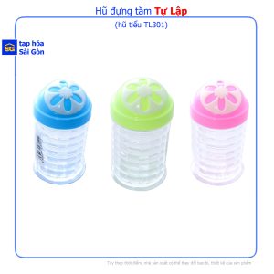 Hũ đựng tăm TỰ LẬP TL301 size tiểu 4 x 4 x 9 cm