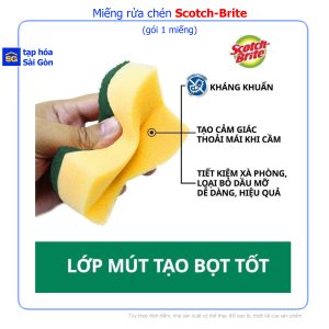 Miếng rửa chén Scotch Brite - taphoasg.vn